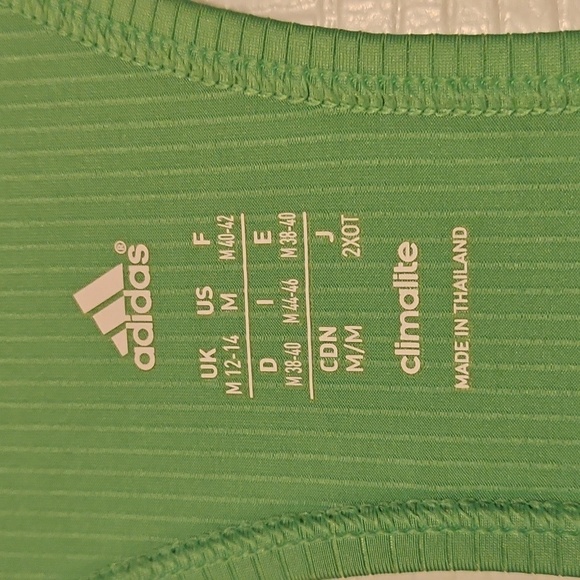 Adidas Climalite Women's Mint Racerback Tank Top - Picture 3 of 10